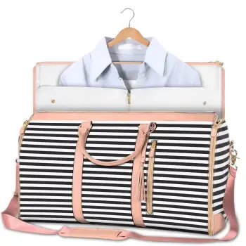 Geanta de calatorie unisex, Evlampia GT3145, Negru-Roz imagine