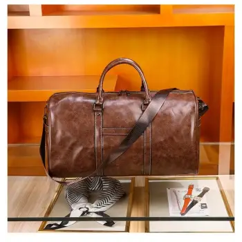 Geanta de calatorie unisex, Zuleika GT3241, Maro imagine