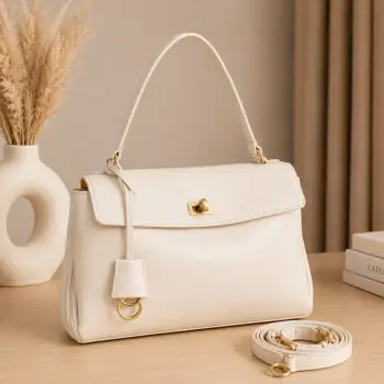 Geanta de dama, 262, model elegant, Crem imagine