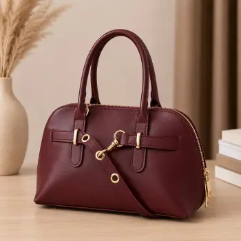 Geanta de dama, 263, model Vintage, Bordo imagine