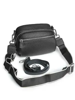 Geanta de dama, 8721, piele naturala, Neagra imagine