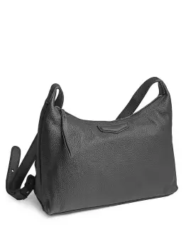 Geanta de dama, 91912, piele naturala, Neagra imagine