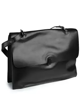 Geanta de dama, 9905, piele naturala, Neagra imagine
