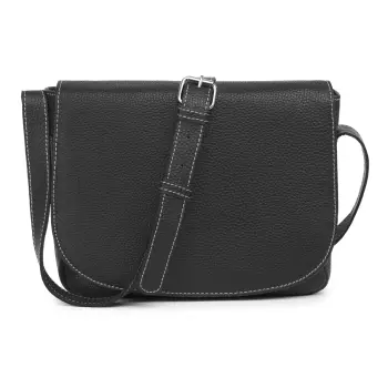 Geanta de dama, Aida GT3864, piele naturala, Negru imagine
