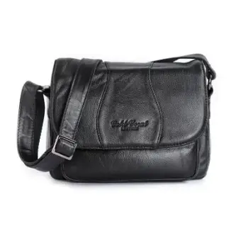 Geanta de dama, Ailana GT2871, piele naturala, Negru imagine
