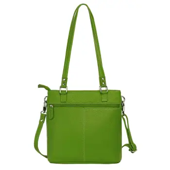 Geanta de dama, Anne GT3855, piele naturala, Verde imagine