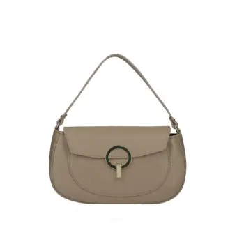 Geanta de dama, Breana GT3779, piele naturala, Dark Taupe imagine