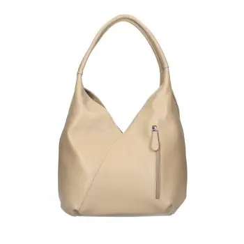 Geanta de dama, Camille GT3778, piele naturala, Taupe imagine