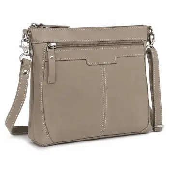 Geanta de dama, Claudie GT3882, piele naturala, Bej imagine