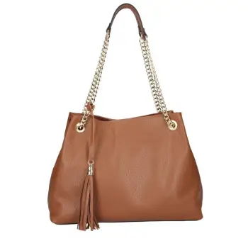 Geanta de dama, Dania GT3099, piele naturala, Cognac imagine