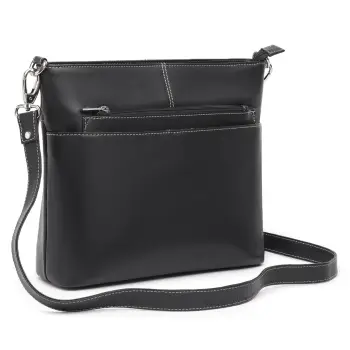 Geanta de dama, Elisabeta GT3886, piele naturala, Negru imagine