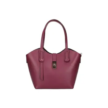 Geanta de dama, Giuly GT3790, piele naturala, Bordo imagine