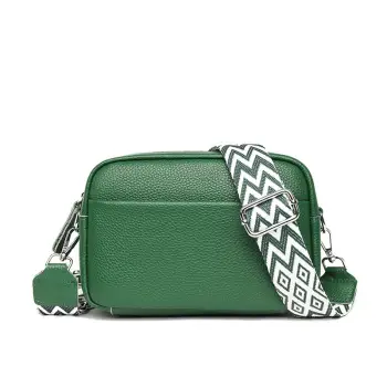 Geanta de dama, Leocadia GT2766, piele naturala, Verde imagine