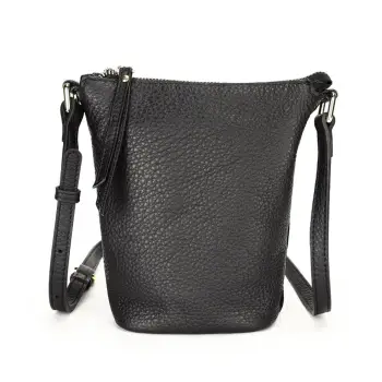Geanta de dama, Lorien GT3215, piele naturala, Negru imagine