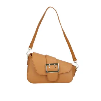 Geanta de dama, Megan GT3785, piele naturala, Cognac imagine
