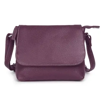 Geanta de dama, Mirabela GT3900, piele naturala, Violet imagine