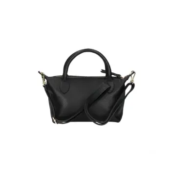 Geanta de dama, Rolita GT3104, piele naturala, Negru imagine