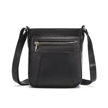 Geanta de dama, Saphira GT3195, piele naturala, Negru imagine