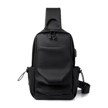 Geanta pentru barbati, Thalion GT3738, port USB, Negru imagine