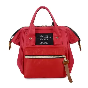 Geanta tip rucsac, Lunaria GT3578, Rosu imagine