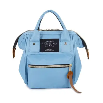 Geanta tip rucsac, Lunaria GT3580, Albastru imagine