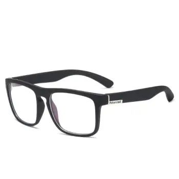 Ochelari de soare cu lentila transparenta, SG001, Negru imagine