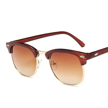 Ochelari de soare unisex, SG051, Maro imagine