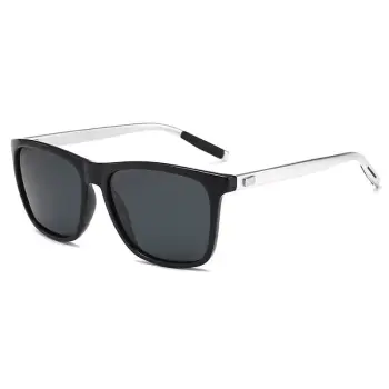 Ochelari de soare unisex, SG058, Negru/Argintiu imagine