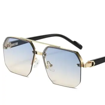 Ochelari de soare unisex, SG189, Albastru imagine