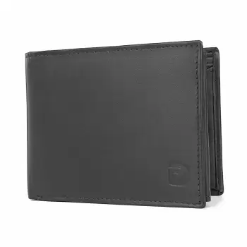 Portofel barbati Delis, Alvaro PT1169 , piele naturala, Negru imagine