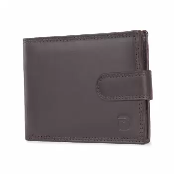 Portofel barbati Delis, Dima PT1178, piele naturala, Maro inchis imagine