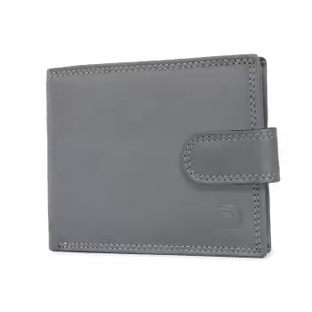 Portofel barbati Delis, Dima PT1180, piele naturala, Gri imagine