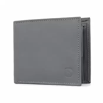Portofel barbati Delis, Narcis PT1162, piele naturala, Gri imagine