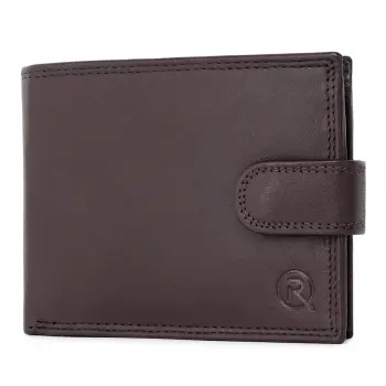 Portofel barbati Ronno, Dima PT1482, piele naturala, Maro inchis imagine