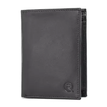 Portofel barbati Ronno, Elian PT1484, piele naturala, Negru imagine