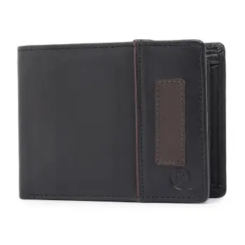 Portofel barbati Ronno, Vlad PT1446, piele naturala, Negru imagine