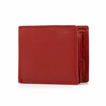 Portofel dama Adeona PT1032, piele naturala, Rosu imagine