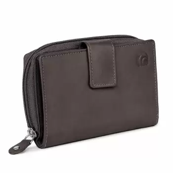 Portofel dama Delis, Annelisse PT1182, piele naturala, Maro imagine