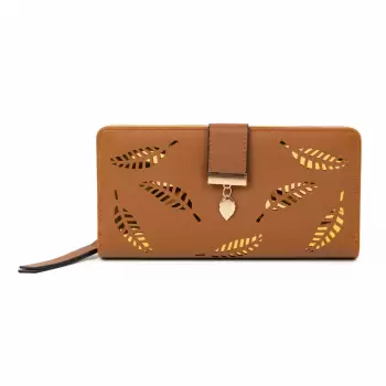 Portofel dama, Fleur PT1020, Maro imagine