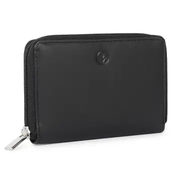 Portofel dama Marquise, Alina PT1458, piele naturala, Negru imagine