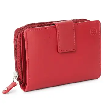 Portofel dama Marquise, Annelisse PT1489, piele naturala, Rosu imagine