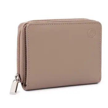 Portofel dama Marquise, Katharine PT1462, piele naturala, Crem imagine