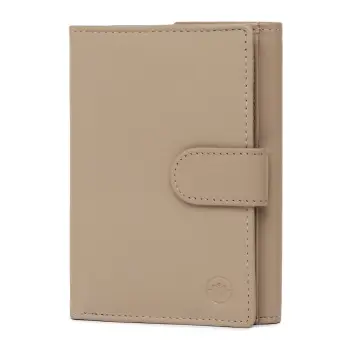 Portofel dama Marquise, Perseida PT1456, piele naturala, Bej imagine