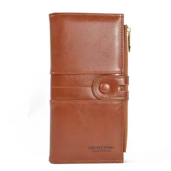 Portofel dame, Nadia PT599, maro imagine