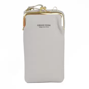 Portofel tip geanta, Angela PT517, model gri imagine