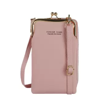 Portofel tip geanta, Angela PT795, model roz imagine