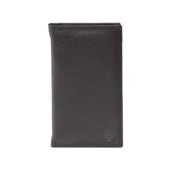 Portofel unisex, Amaris PT1356, piele naturala, Maro inchis imagine