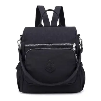 Rucsac dama Aila GT1842, antifurt, material textil, negru imagine