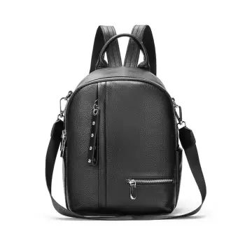 Rucsac dama Delis, Amabel GT2560, piele naturala, Negru imagine