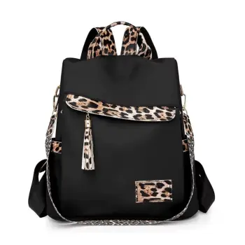 Rucsac dama, Iulissa GT3764, antifurt, Negru imagine